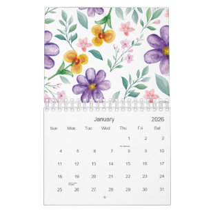 Kleurrijke Bloementuin 2026 Kalender
