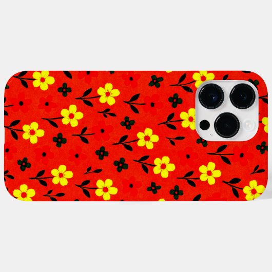 Kleurrijke bloementuin Case-Mate iPhone case (Achterkant (horizontaal))