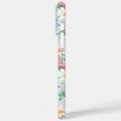 Kleurrijke Bloementuin Geborduurd Case-Mate iPhone Case (Achterkant / Links)