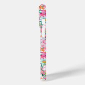 Kleurrijke bloementuin met monogram Case-Mate iPhone case (Achterkant / Links)