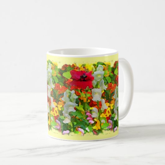 Kleurrijke bloementuin Mok (Voorkant rechts)