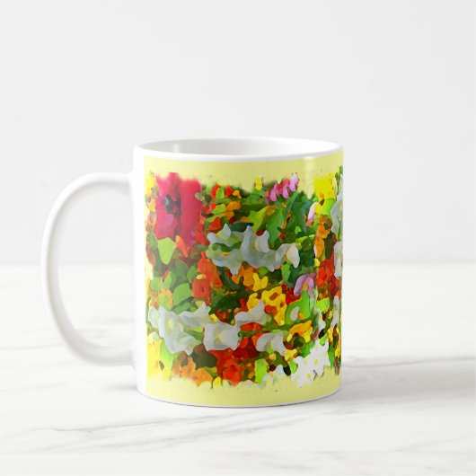 Kleurrijke bloementuin Mok (Links)