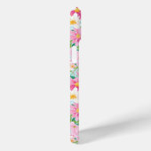 Kleurrijke Bloementuin Monogram Case-Mate iPhone Case (Achterkant / Rechts)