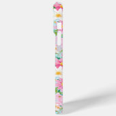 Kleurrijke Bloementuin Monogram  Case-Mate iPhone Case (Achterkant / Links)