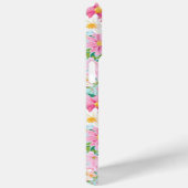 Kleurrijke Bloementuin Monogram  Case-Mate iPhone Case (Achterkant / Rechts)