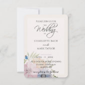 Kleurrijke Bloementuin Waterverf Uitnodiging (Voorkant)