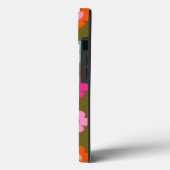  kleurrijke bloemige Abstracte retro bloemen Case-Mate iPhone Case (Achterkant / Links)