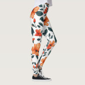 Kleurrijke bloemige botanische leggings (Rechts)