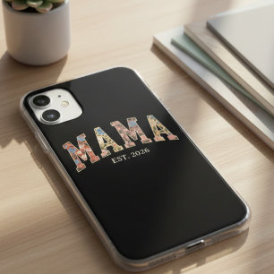 Kleurrijke Bloemige Mama Varsity Vrouwelijke Minim iPhone 15 Pro Case