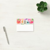 Kleurrijke Bloemige Moderne Rustieke Botanische Kr Post-it® Notes (Kantoor)