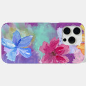 Kleurrijke bloemkunst Case-Mate iPhone case (Achterkant (horizontaal))