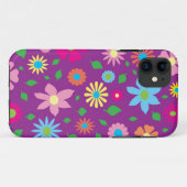 Kleurrijke bloemkunst Case-Mate iPhone case (Achterkant (horizontaal))