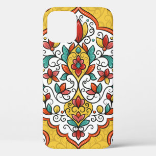 Kleurrijke bloemornament naadloos patroon Case-Mate iPhone case