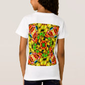 Kleurrijke bloempatronen voor krayon t-shirt (Achterkant)