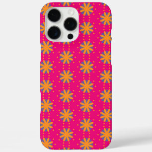 kleurrijke bloemrijke cirkelvormen iPhone 16 pro max hoesje