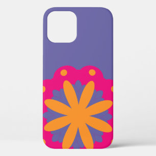 kleurrijke bloemrijke cirkelvormen Case-Mate iPhone case