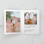 Kleurrijke Bloemrijke Mexicaanse Feest Huwelijk Bedankkaart (Binnen)