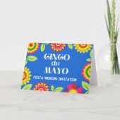 Kleurrijke Bloemrijke Mexicaanse Fiesta Virtuele T (Voorkant)