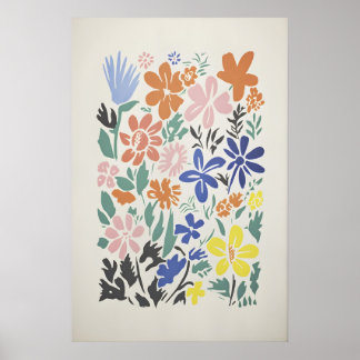Kleurrijke Bloemschikking Kunstwerk Poster