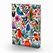 Kleurrijke bloemvogels fotoblokken (Rechts)