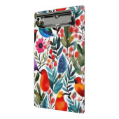 Kleurrijke bloemvogels mini klembord (Angled2)