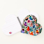 Kleurrijke bloemvogels notitieboek (Binnen)