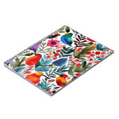 Kleurrijke bloemvogels notitieboek (Linkerzijde)