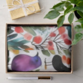 Kleurrijke bloemvogels tissuepapier (Geschenk)