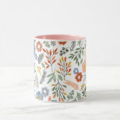 Kleurrijke bloemvorm mok cup (Midden)