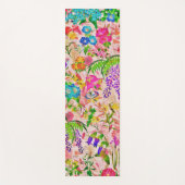 Kleurrijke bloesems bloementuin yogamat (Voorkant)