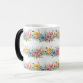 Kleurrijke Bloesemtuin - Bloemenparadijs Magische Mok (Voorkant links)