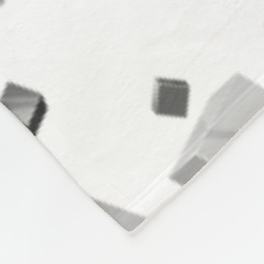 Kleurrijke Blokjes 3 Fleece Deken (Hoek)