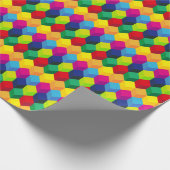 Kleurrijke blokjes cadeaupapier (Hoek)