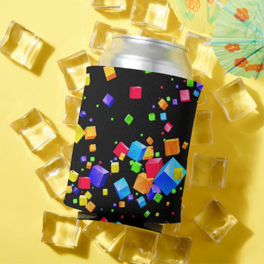 Kleurrijke blokken 2 blikjeskoeler (Insitu Zomer)