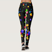 Kleurrijke blokken 2 leggings (Achterkant)