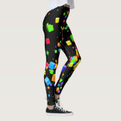 Kleurrijke blokken 2 leggings (Rechts)