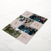 Kleurrijke Blokken Folie Kerstkaart Folie Feestdagenkaart (Gedraaid)