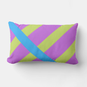 Kleurrijke Blokken Groen Blauw Roze 7 Kussen