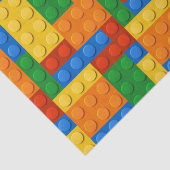 Kleurrijke blokken kinderen van Birthday Tissuepapier (Detail)