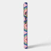 Kleurrijke Bloom Kaleidoscoop: Roze & Smaragd Mand Case-Mate iPhone Case (Achterkant / Links)