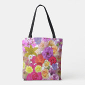 Kleurrijke Bloom Tas – Levendige Floral Bag (Achterkant)