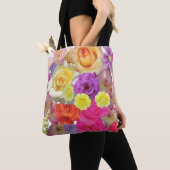 Kleurrijke Bloom Tas – Levendige Floral Bag (Dichtbij)
