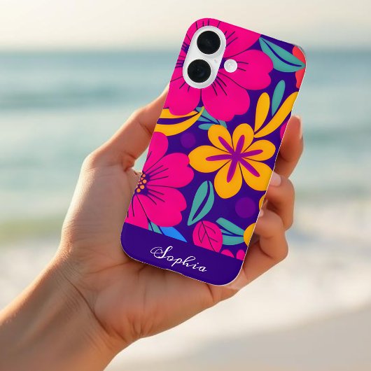 Kleurrijke Blooms-Dopamine Style-Retro bloemen Case-Mate iPhone Case