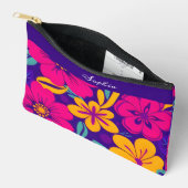 Kleurrijke Blooms-Dopamine Style-Retro bloemen Etui (Open)