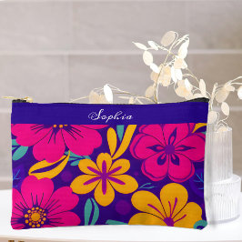 Kleurrijke Blooms-Dopamine Style-Retro bloemen Etui