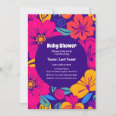 Kleurrijke Blooms-Dopamine Style-Retro bloemen Kaart (Voorkant)