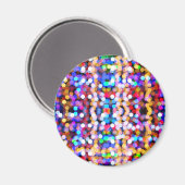 Kleurrijke blurrode lichten magneet (Voorkant / Achterkant)