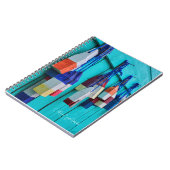 Kleurrijke boeien notitieboek (Linkerzijde)