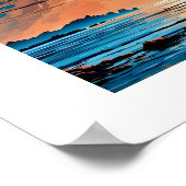 Kleurrijke boeiende nautische oude schip poster (Hoek)