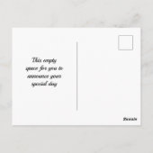 Kleurrijke Boeket Save The Date Postkaart (Achterkant)